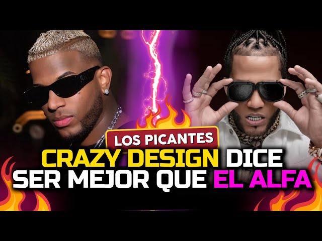 ⁣Crazy Design afirma que tiene más talento que El Alfa | Vive el Espectáculo