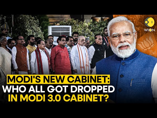 ⁣Modi's New Cabinet: Who all got dropped in Modi 3.0 cabinet? | WION Originals