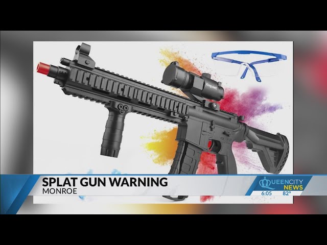⁣Police warn against 'Splat Gun Challenge' in Monroe