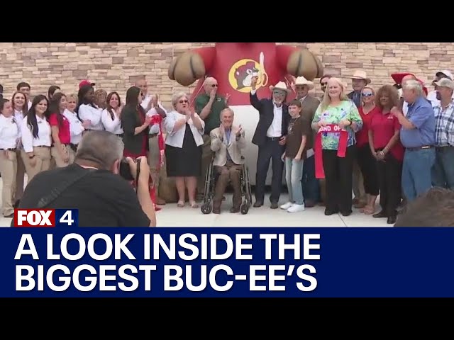 ⁣World's largest Buc-ee's now open in Luling, Texas