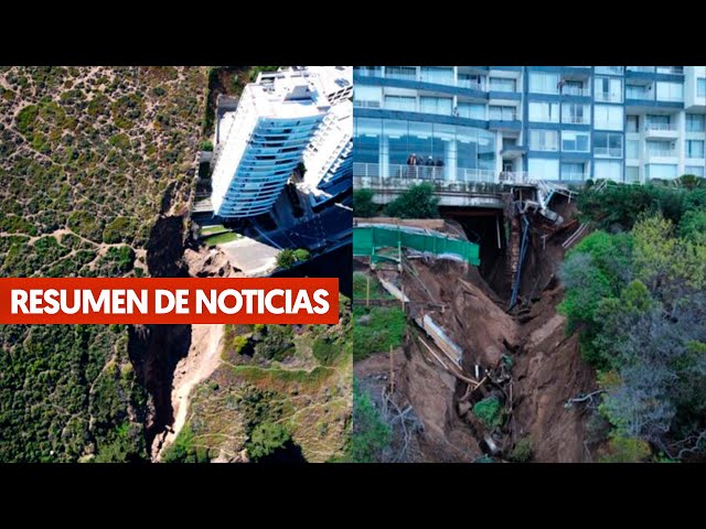 ⁣Vecinos de edificio del socavón preocupados por nuevas lluvias: Noticias 10 de junio