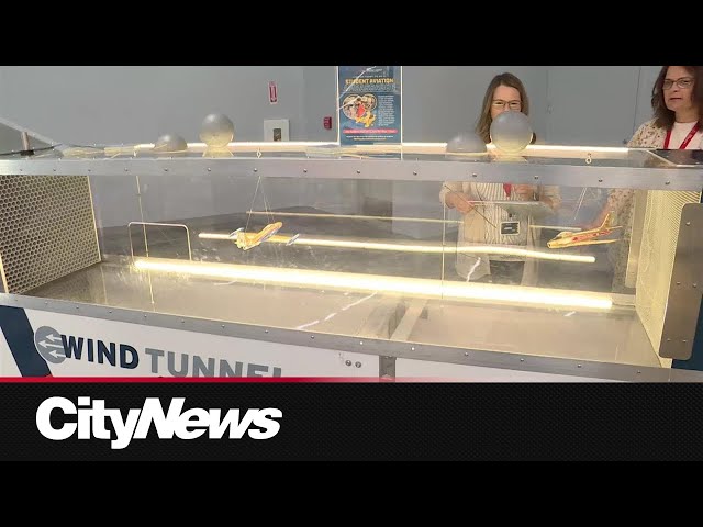 ⁣M.I.T.T. Students build wind tunnel for Royal Aviation Museum of Canada