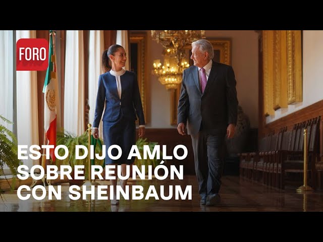 ⁣AMLO se pronuncia tras reunión con Claudia Sheinbaum - Las Noticias