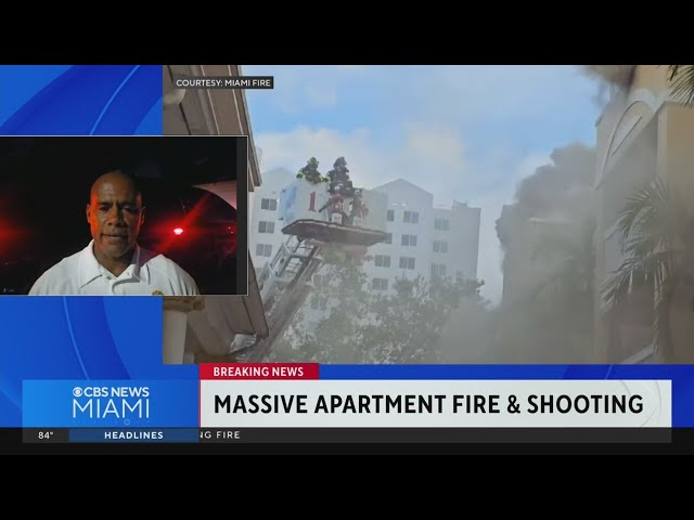 ⁣Miami Fire Rescue Captain Ignatius Carrol on apartment fire