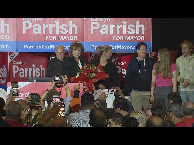 ⁣Carolyn Parrish elected mayor of Mississauga