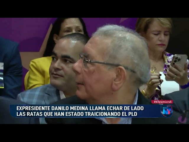 ⁣Expresidente Danilo Medina llama echar de lado las ratas que han estado traicionando el PLD