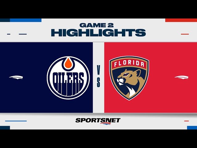 ⁣Stanley Cup Final Game 2 Highlights | Oilers vs. Panthers - June 10, 2024