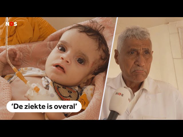 ⁣Arts in Jemen ziet, met tranen in zijn ogen, hoe cholera om zich heen grijpt