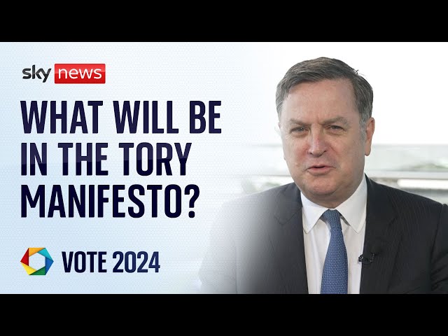 ⁣Minister teases details of Conservative election manifesto | Election 2024