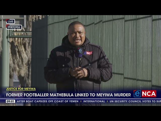 ⁣Justice For Meyiwa | Former footballer Mathebula linked to Meyiwa murder