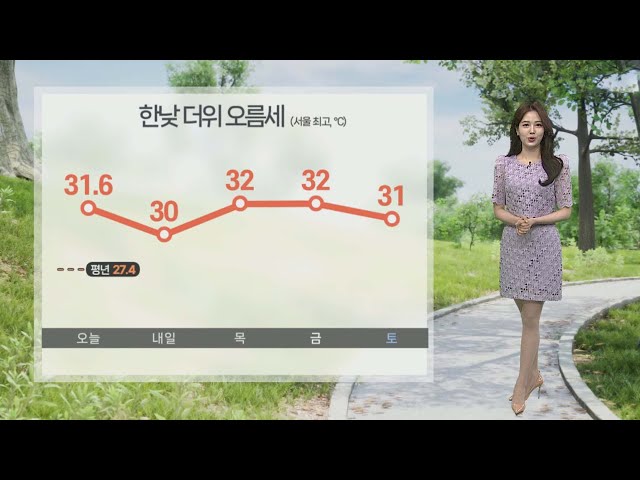 ⁣[날씨] 영남, 폭염 속 소나기…전국 30도 넘는 한낮 더위 계속 / 연합뉴스TV (YonhapnewsTV)