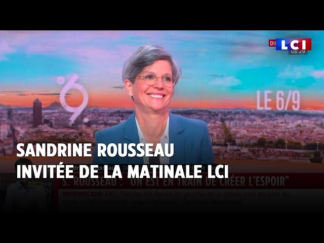 ⁣Accord de la gauche : "On est en train de créer l'espoir dans ce pays" : Sandrine Rou