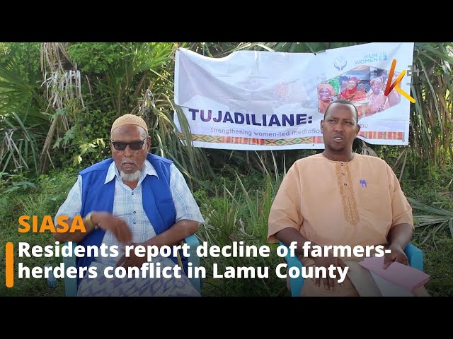 ⁣Residents report decline of farmers-herders conflict in Lamu County