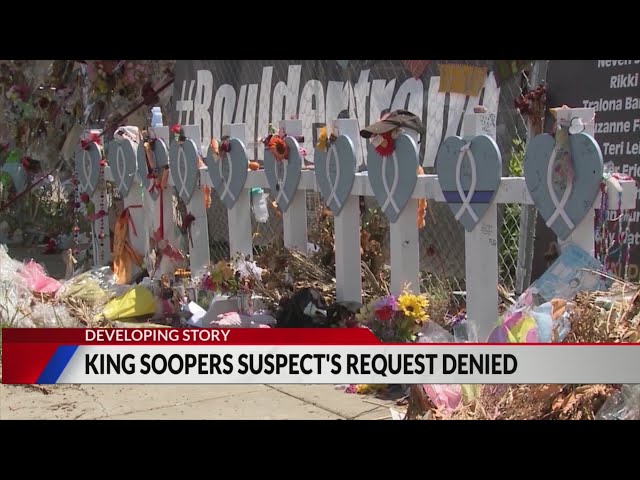 ⁣Judge rules King Soopers shooting suspect's trial will remain in Boulder
