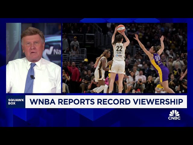 ⁣WNBA reports record viewership