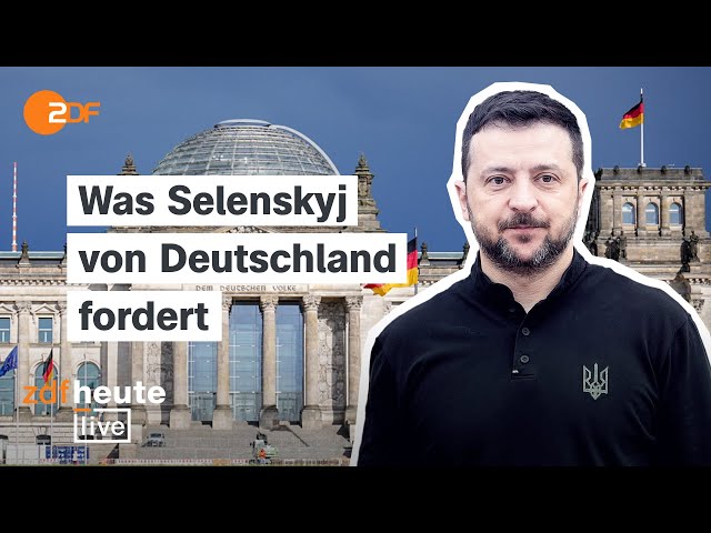 ⁣Selenskyj-Rede im Bundestag | Analyse von Militärexperte Lange bei ZDFheute live