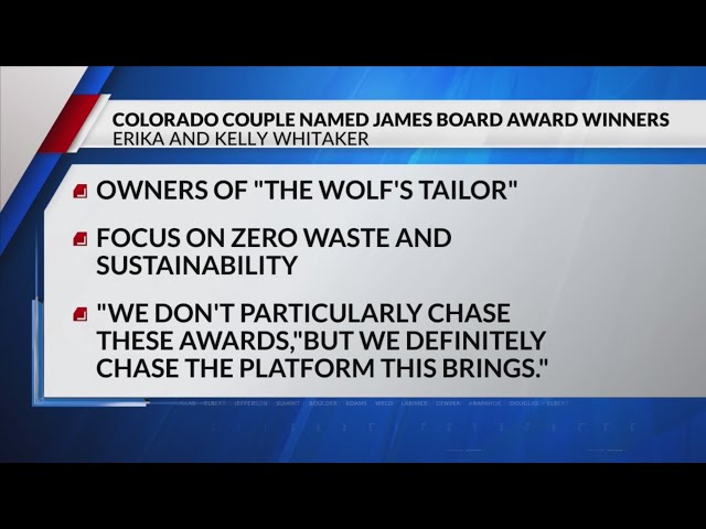 ⁣Colorado restaurateurs named as James Beard award winners