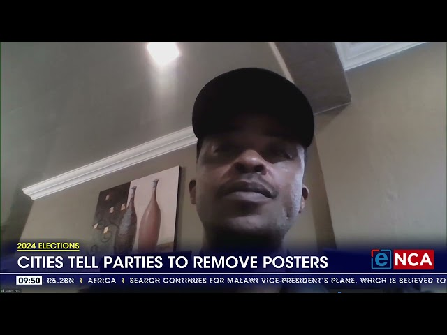 ⁣2024 Elections | Cities tell parties to remove posters