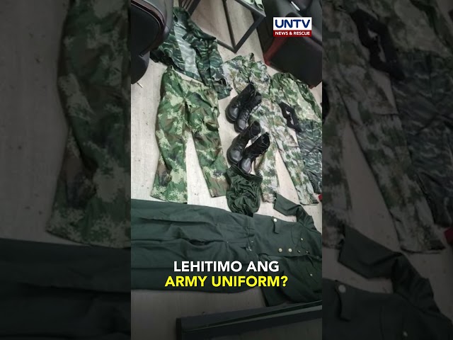 ⁣Chinese army uniform na nakumpiska sa POGO hub sa Porac, Pampanga, inaalam pa kung lehitimo – AFP