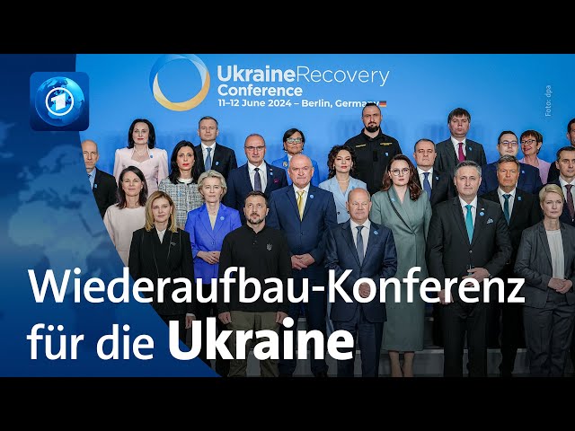 ⁣Internationale Konferenz zum Wiederaufbau der Ukraine in Berlin eröffnet