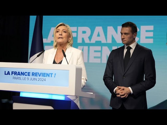 ⁣Marine Le Pen says Jordan Bardella will be prime minister if far right wins election | euronews 