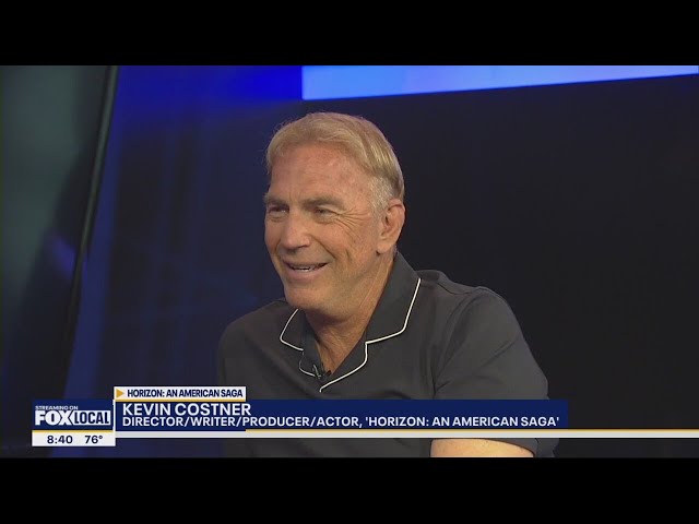 ⁣Kevin Costner on new movie 'Horizon: An American Saga'