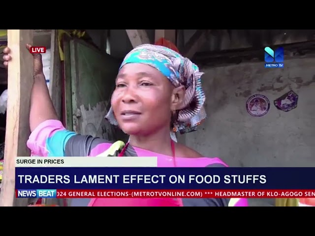 ⁣Traders lament effect on food stuffs
