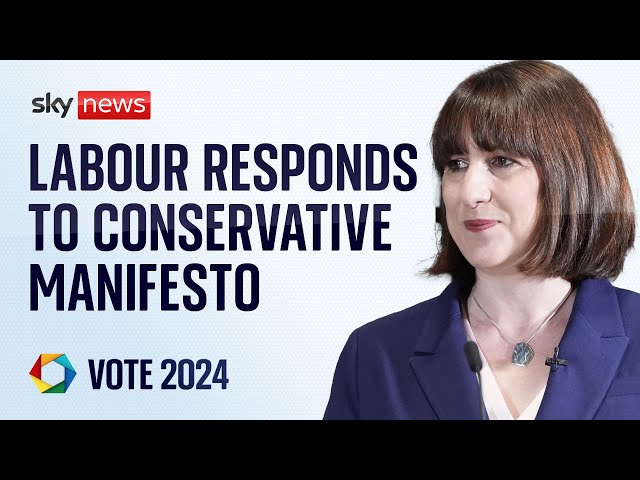 ⁣Watch live: Shadow Chancellor Rachel Reeves holds news conference