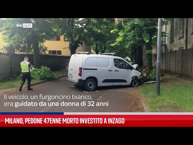 Milano, pedone 47enne morto investito a Inzago