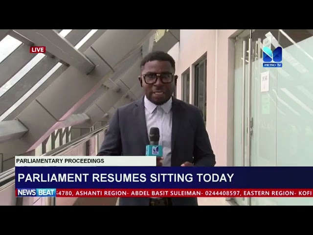 ⁣Parliament resumes sitting today