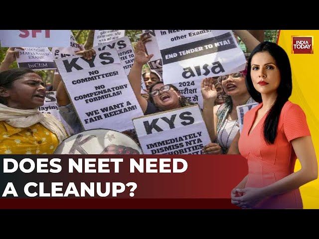 NewsToday LIVE: Does NEET Need A Clean Up? | 720/720 For 67 Students In NEET | India Today