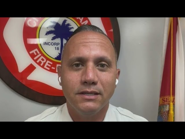 ⁣Raging Miami apartment building fire called historic by city's fire department
