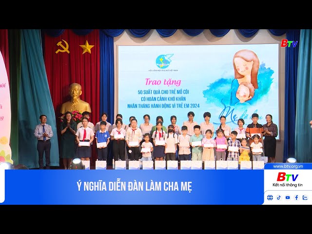 Ý nghĩa Diễn đàn làm cha mẹ