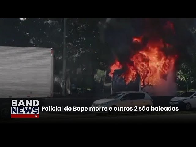 ⁣Bandidos fecham linha vermelha após ação da PM | BandNews TV