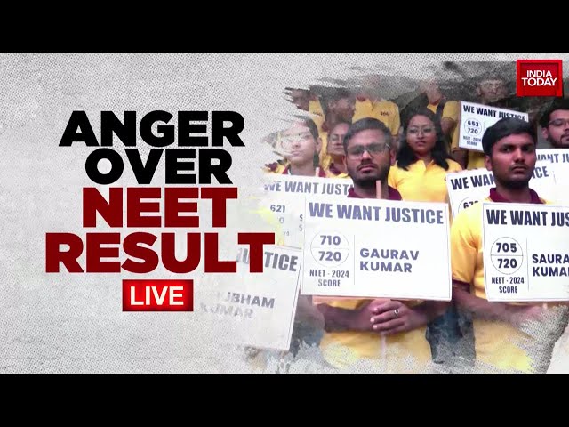 ⁣LIVE | NEET Result Controversy: Student War Against NEET,  Students Not Satisfied With 'Answers