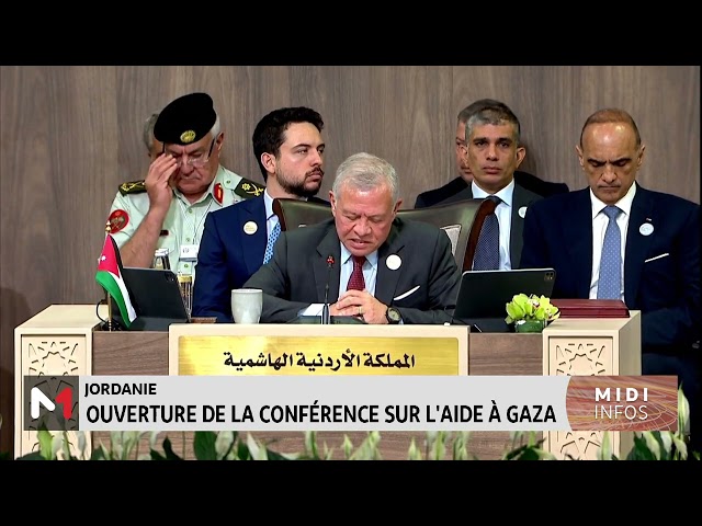 ⁣Jordanie: Ouverture de la conférence sur l'aide à Gaza