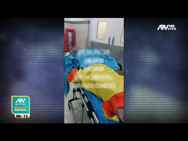 ⁣El Agustino: Sujeto denuncia a hospital por no atender a su familiar pese a tener 4 balazos