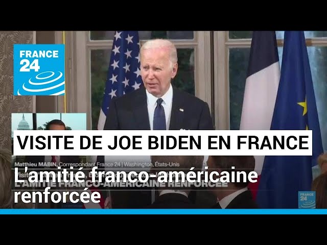 ⁣Visite d'Etat de Joe Biden en France : l'amitié franco-américaine renforcée • FRANCE 24