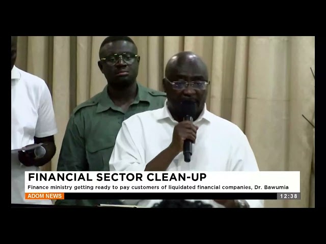 ⁣Finance ministry getting ready to pay customers of liquidated financial companies -  Dr. Bawumia