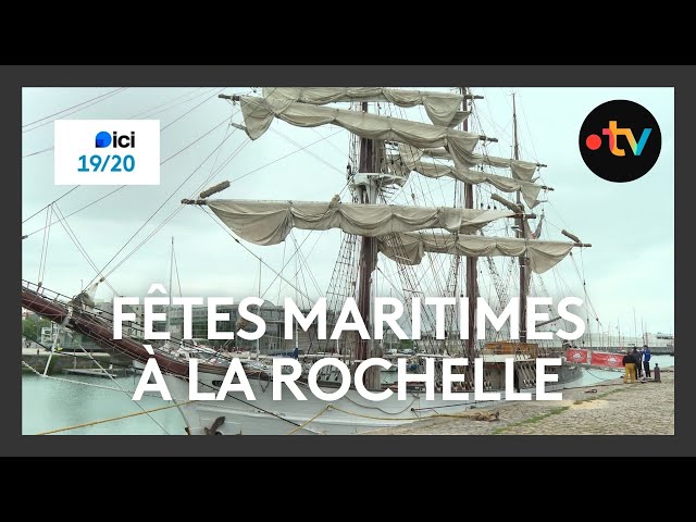 ⁣Fêtes maritimes : 150 bateaux sont attendus dans le Vieux Port de La Rochelle