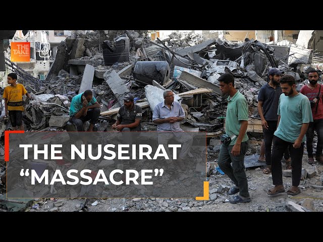 ⁣The aftermath of Israel’s raid on Nuseirat refugee camp | The Take