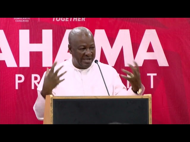 ⁣John Mahama promises inclusion of creative arts industry in government budgets