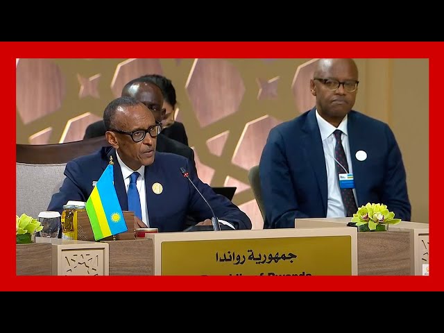 ⁣Jordan: International Conference on Gaza | Remarks by President Kagame