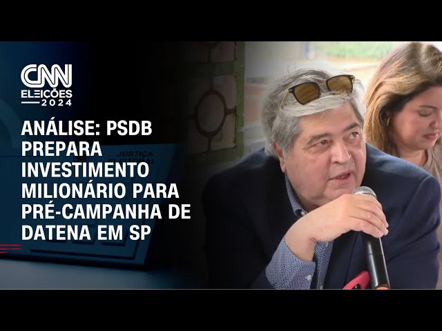 ⁣Análise: PSDB prepara investimento milionário para pré-campanha de Datena em SP | LIVE CNN