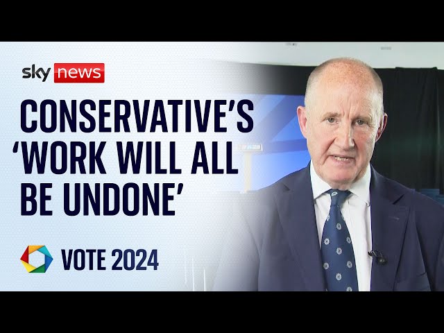 ⁣Conservative' 'work will be undone', business minister Kevin Hollinrake says