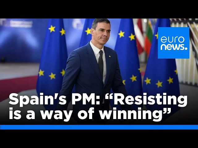 ⁣'Resisting is a way of winning': Sanchez dismisses backing down after EU elections | euron