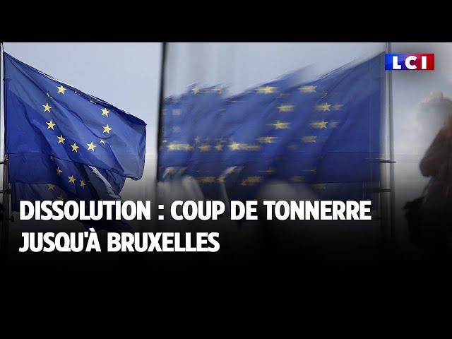 ⁣Dissolution : coup de tonnerre jusqu'à Bruxelles