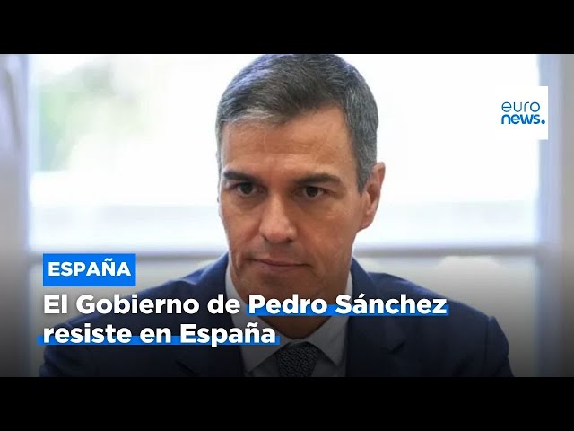 ⁣"Resistir es una forma de ganar": Pedro Sánchez esquiva la debacle de las elecciones europ