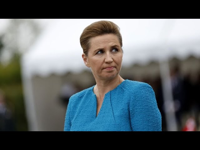 ⁣La primera ministra de Dinamarca, Mette Frederiksen, explica la agresión que sufrió en Copenhague