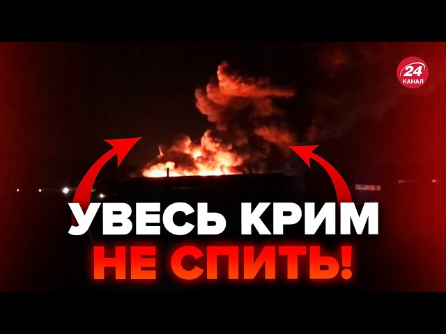 ⁣⚡️ПРЯМО ЗАРАЗ! ПОТУЖНІ вибухи в Криму на аеродромі Бельбек! ПАНІКА армії РФ